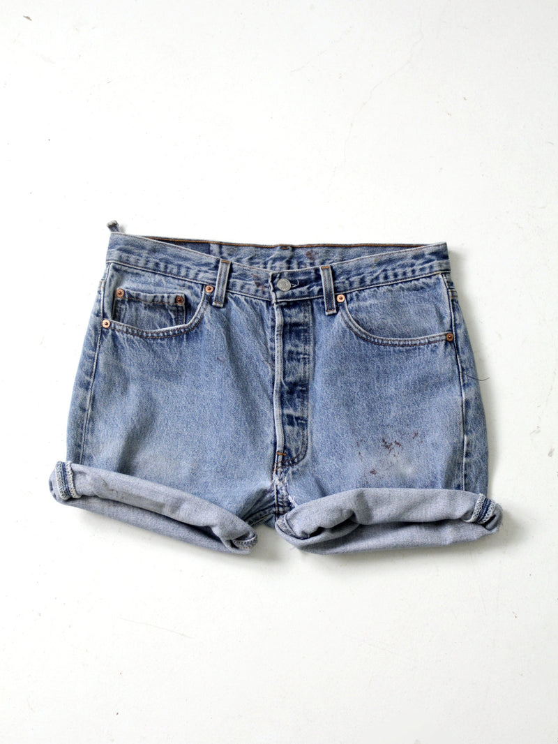 vintage Levis denim cutoffs, W 32