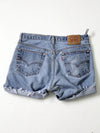vintage Levis denim cutoffs, W 32
