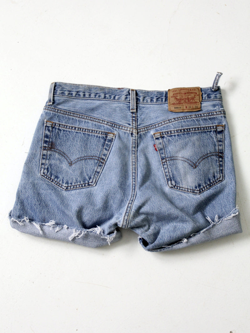 vintage Levis denim cutoffs, W 32