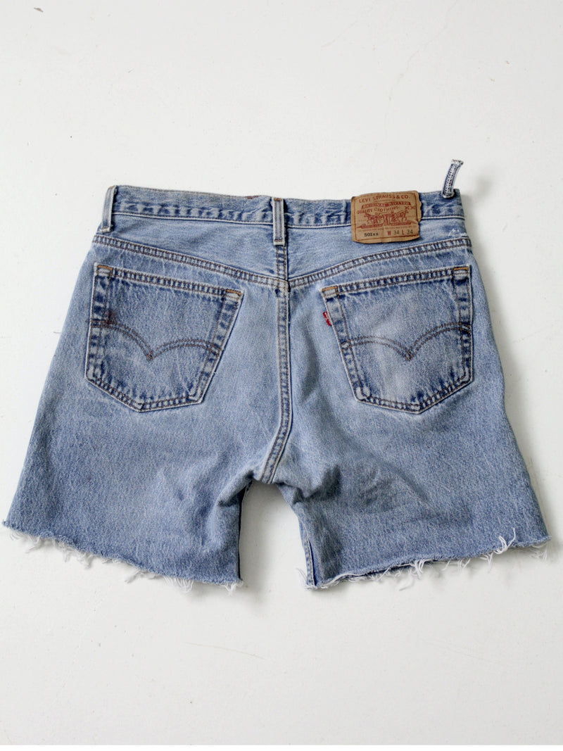 vintage Levis denim cutoffs, W 32