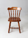 vintage pub style wood chair