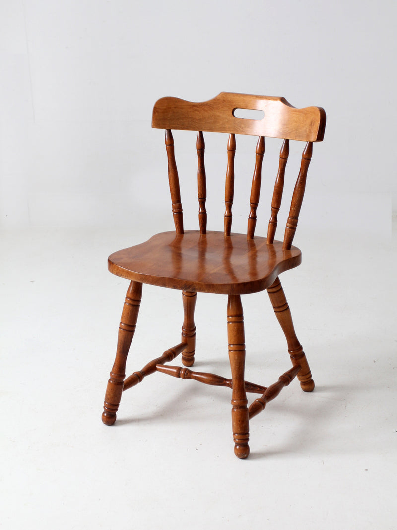 vintage pub style wood chair