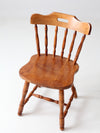 vintage pub style wood chair