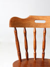 vintage pub style wood chair