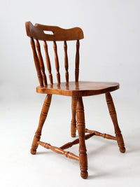 vintage pub style wood chair