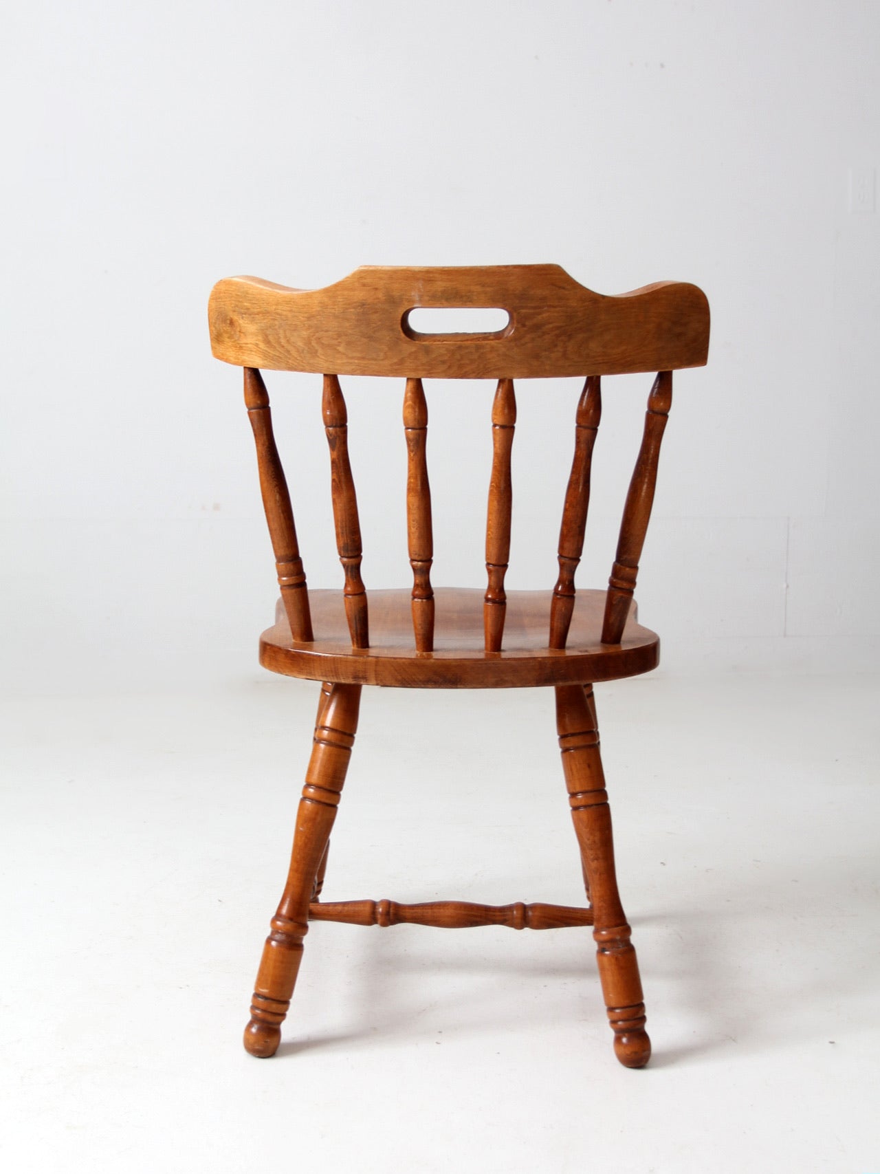 vintage pub style wood chair