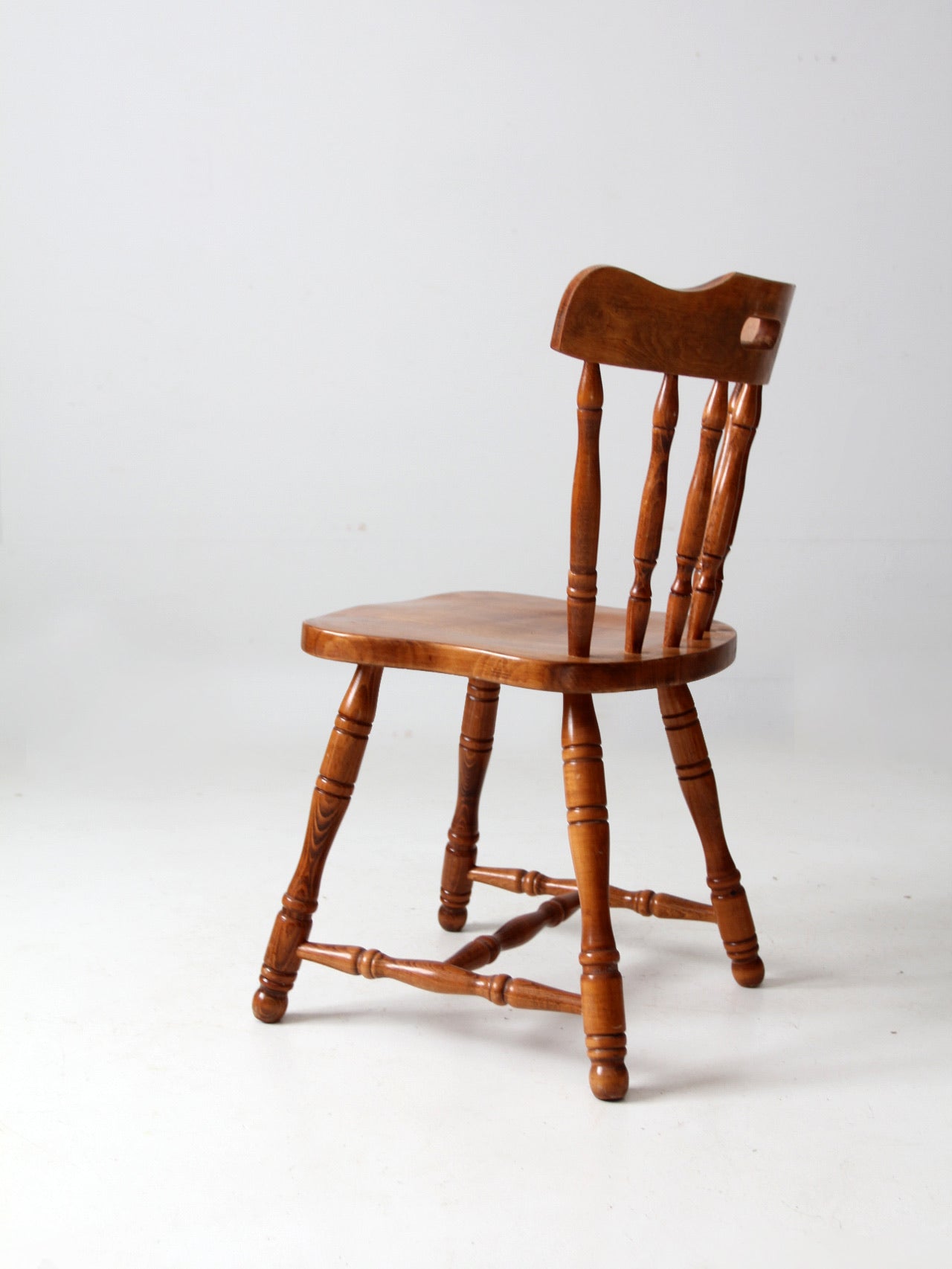 vintage pub style wood chair