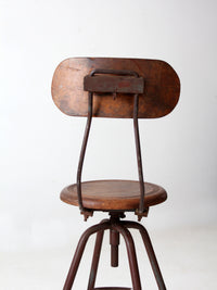 antique telephone operator chair