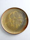 vintage studio pottery plate