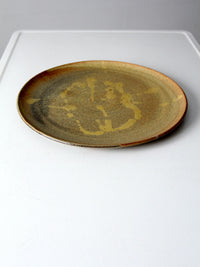 vintage studio pottery plate