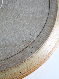 vintage studio pottery plate