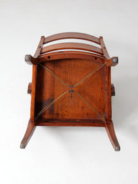 antique oak office chair