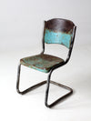 vintage metal floating patio chair