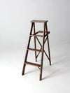 vintage painter's wooden folding ladder