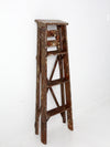 vintage painter's wooden folding ladder