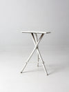 antique white twig folk art table