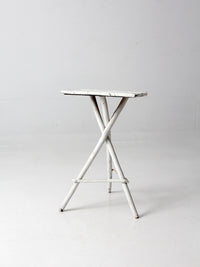 antique white twig folk art table