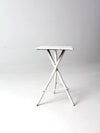 antique white twig folk art table