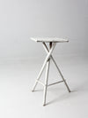 antique white twig folk art table