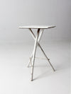 antique white twig folk art table