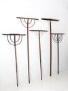 antique primitive hay rake collection