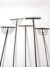 antique primitive hay rake collection