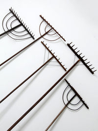 antique primitive hay rake collection