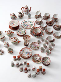 antique "Geisha Girl" Japanese porcelain dish collection
