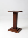 antique mission style plant stand end table