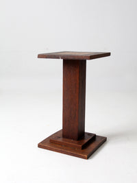 antique mission style plant stand end table