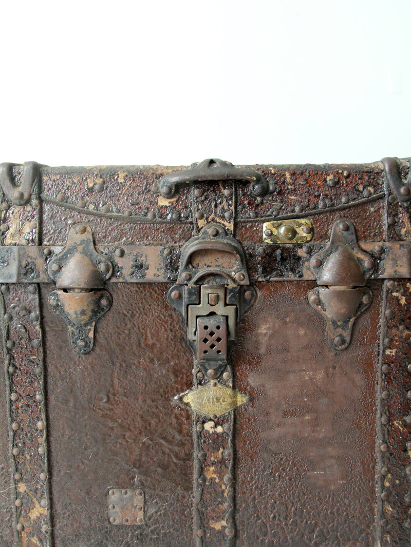 antique travel trunk