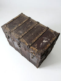 antique travel trunk