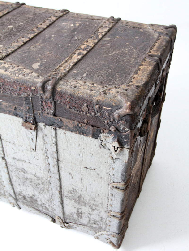 antique travel trunk