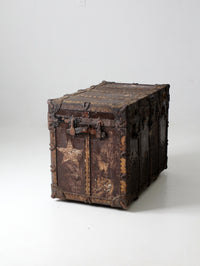 antique travel trunk