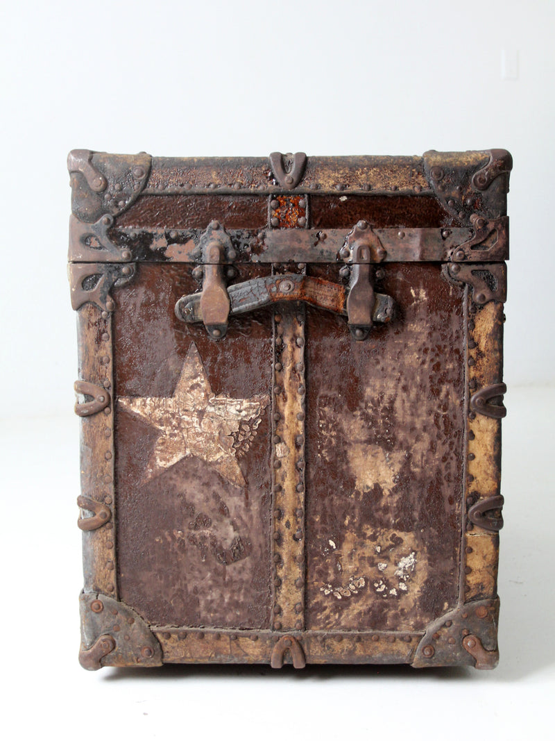 antique travel trunk