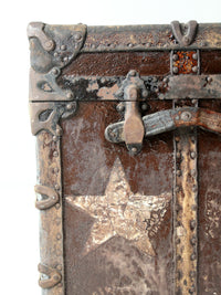 antique travel trunk