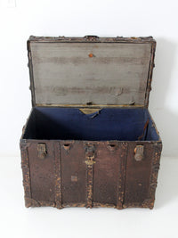 antique travel trunk