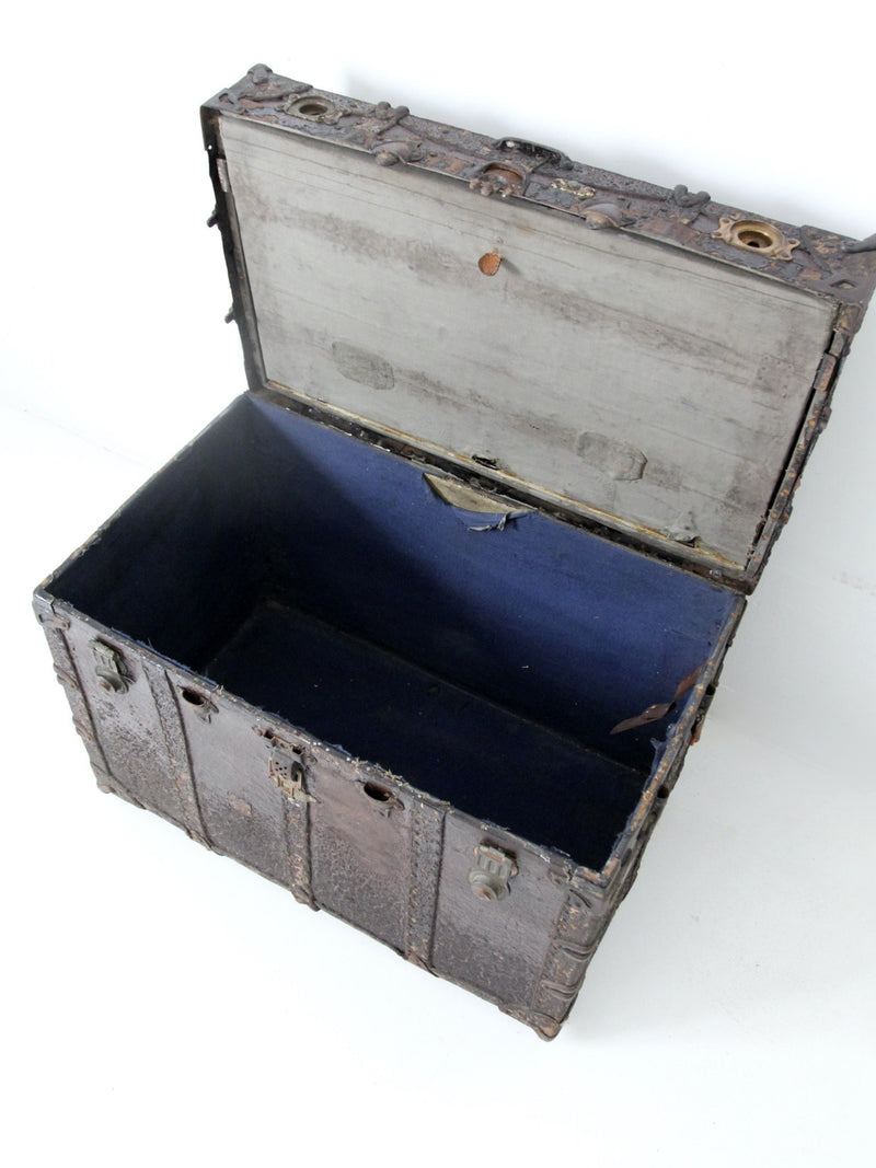 antique travel trunk