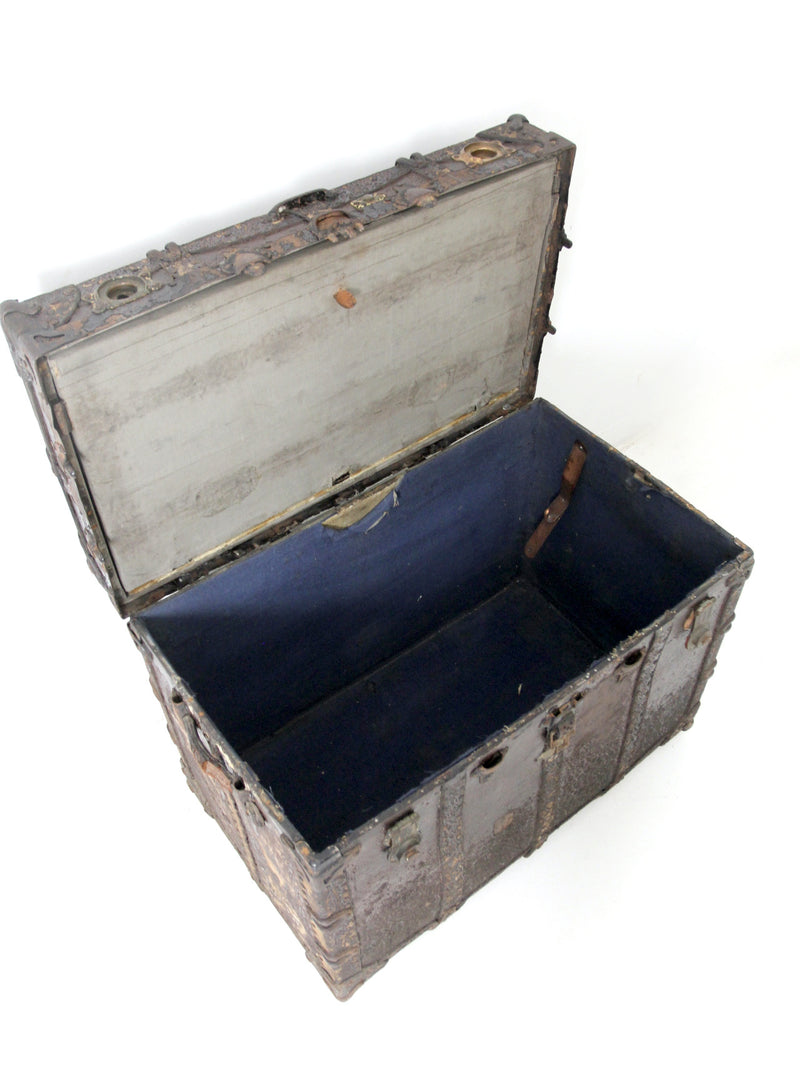 antique travel trunk