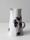 vintage studio pottery pitcher