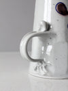 vintage studio pottery pitcher