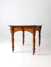 antique wooden farmhouse table