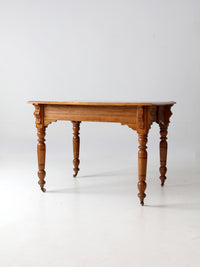 antique wooden farmhouse table