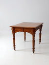 antique wooden farmhouse table