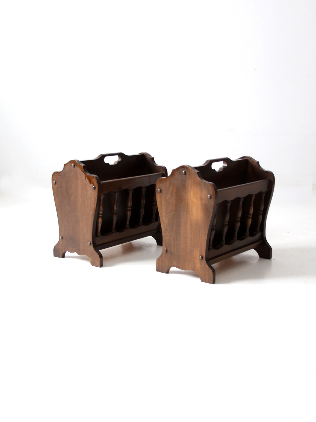 Leick Magazine Rack vintage Leick magazine rack pair – 86 Vintage