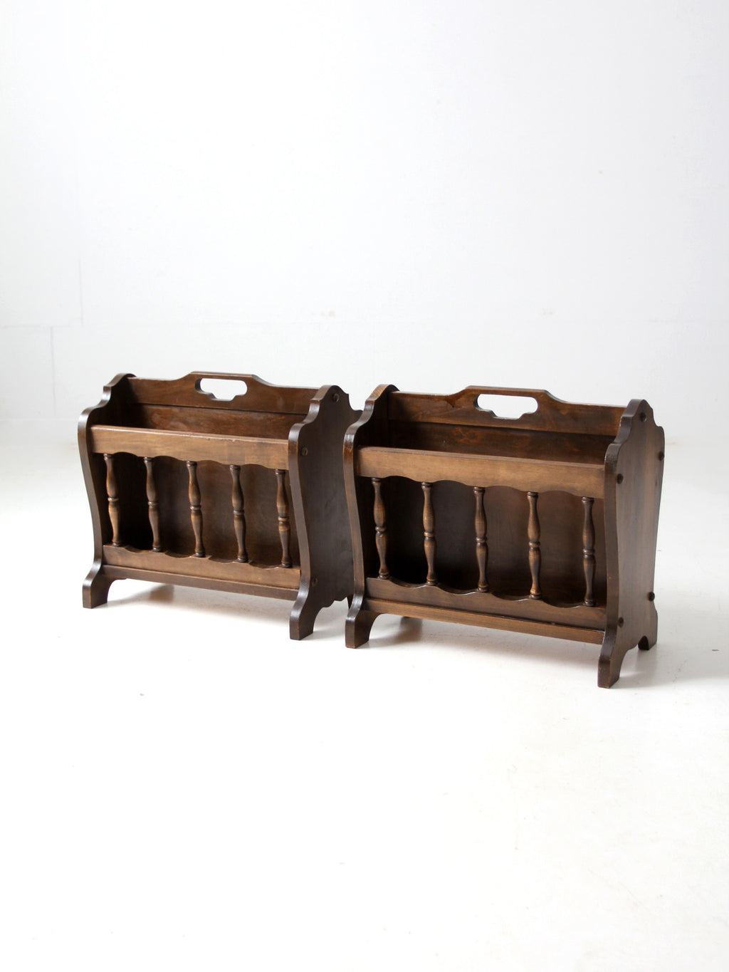 vintage Leick magazine rack pair – 86 Vintage