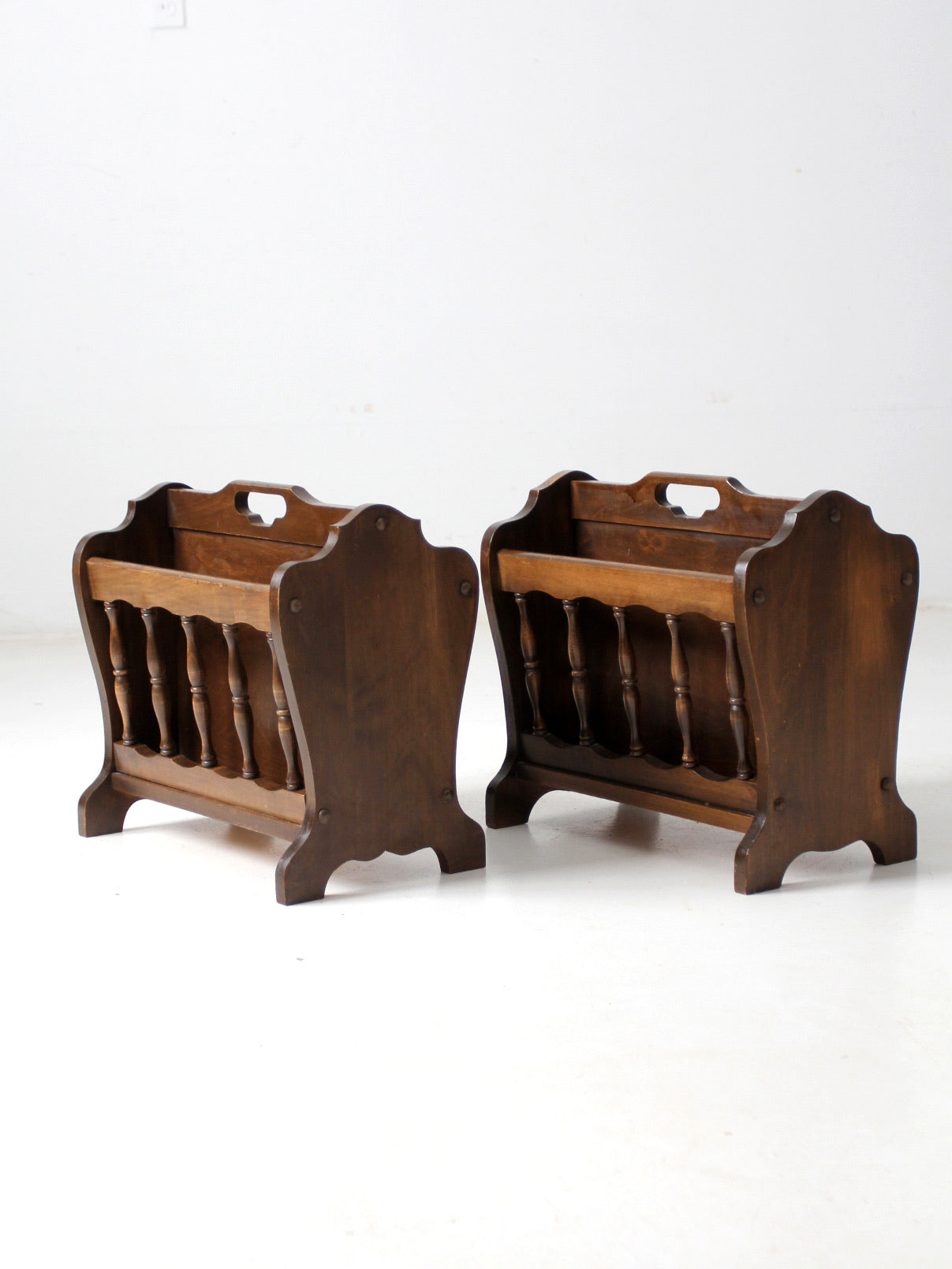 vintage Leick magazine rack pair – 86 Vintage