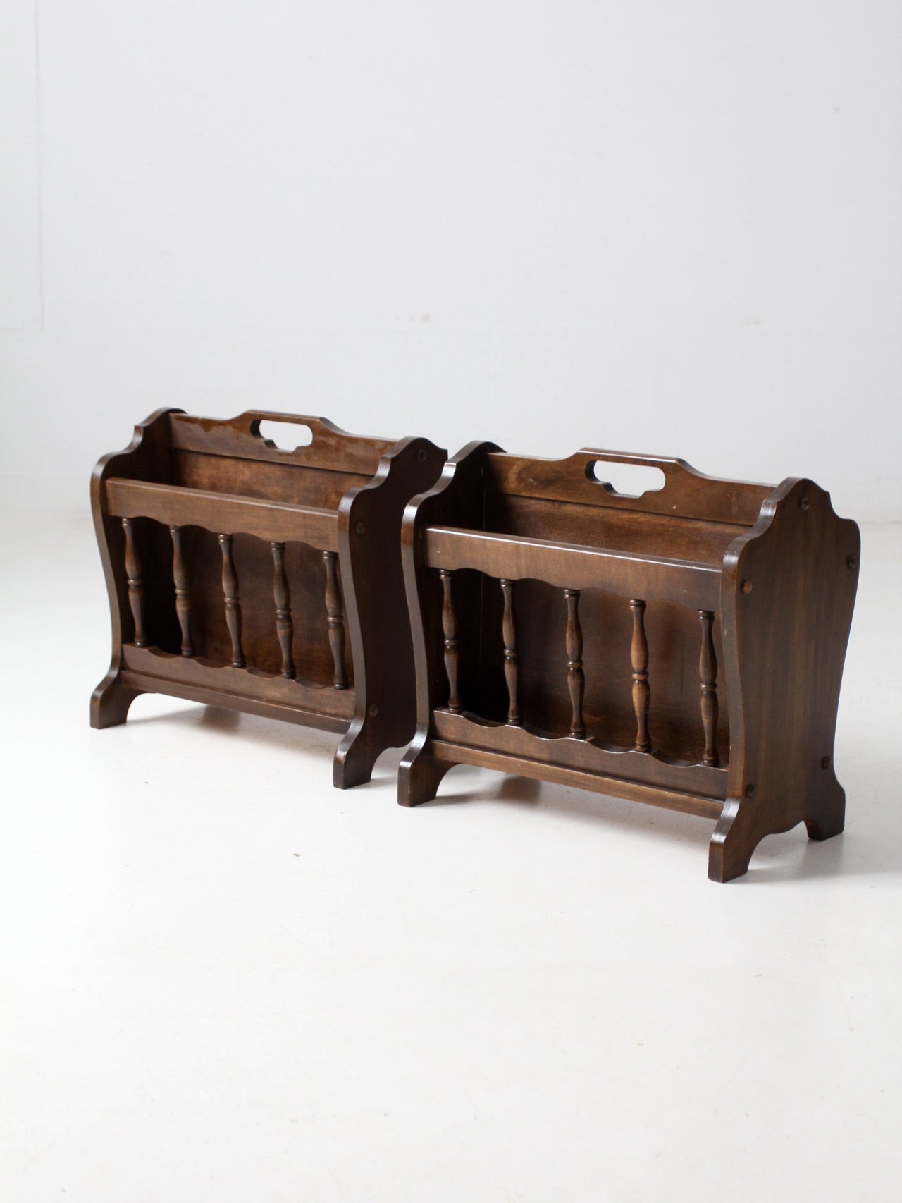 Leick Magazine Rack vintage Leick magazine rack pair – 86 Vintage