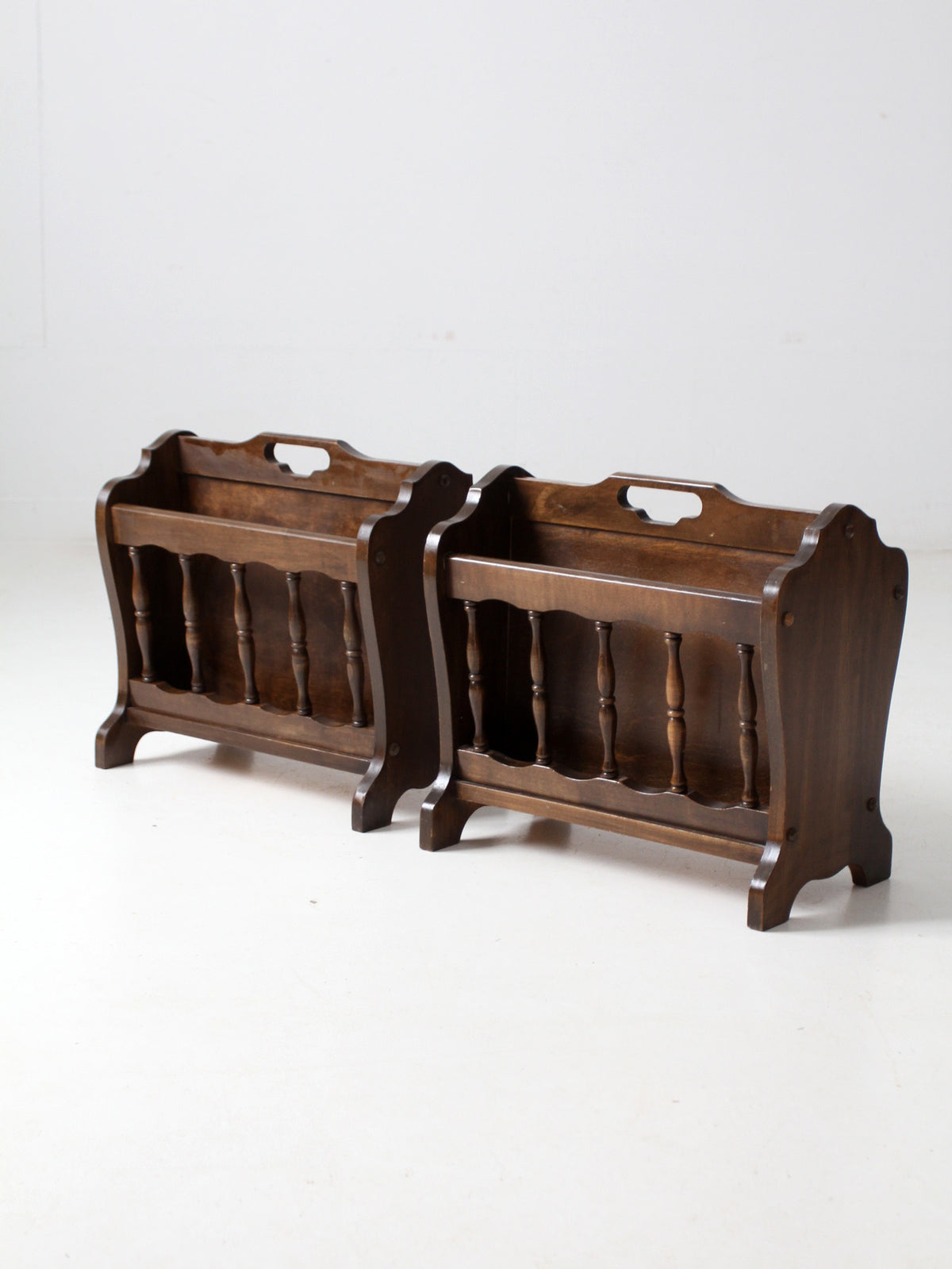 vintage Leick magazine rack pair – 86 Vintage
