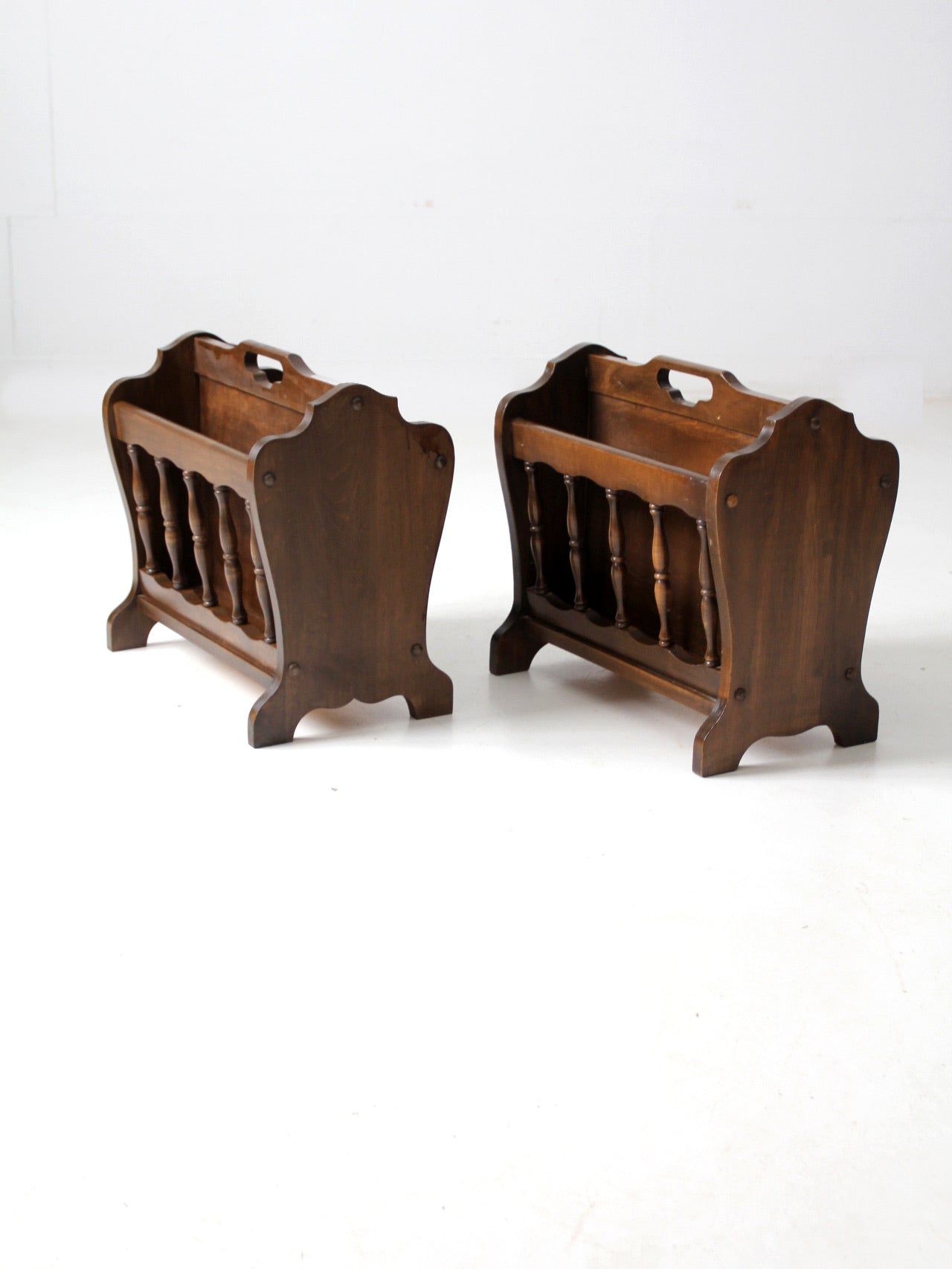 vintage Leick magazine rack pair – 86 Vintage